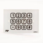 Touch glass keypad for electronic lock with GuestKey