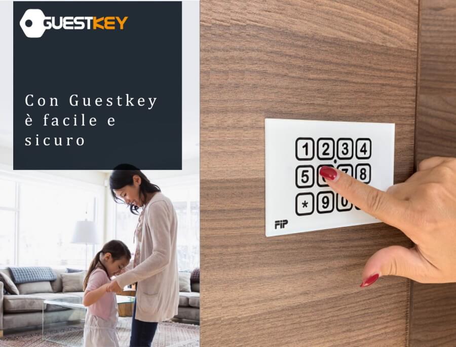 Serratura elettronica tastiera apriporta Guestkey come funziona