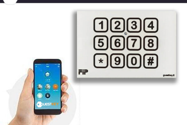 guestkey electronic keypad for timed door opening