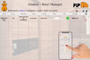 Schermata principale gestionale Aladino