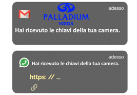 invio chiavi elettroniche al cliente