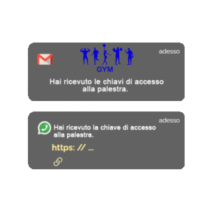 Notifica invio digital key