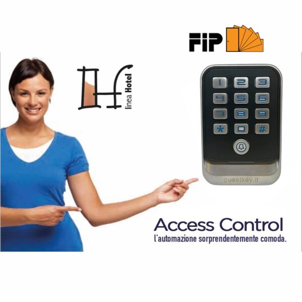 Kit Access contro RFID IP67 in acciaio waterproof con tastierino