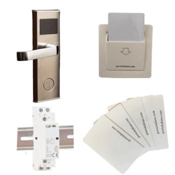 KIT Serrure électronique, lecteur RFID, port USB, programmation utilisateur PC