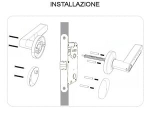 Installation Electronic lock installation on AGB median lock