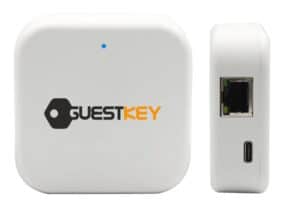 Ecosmart Bridge system for the control of electronic locks, shown in a technological security context